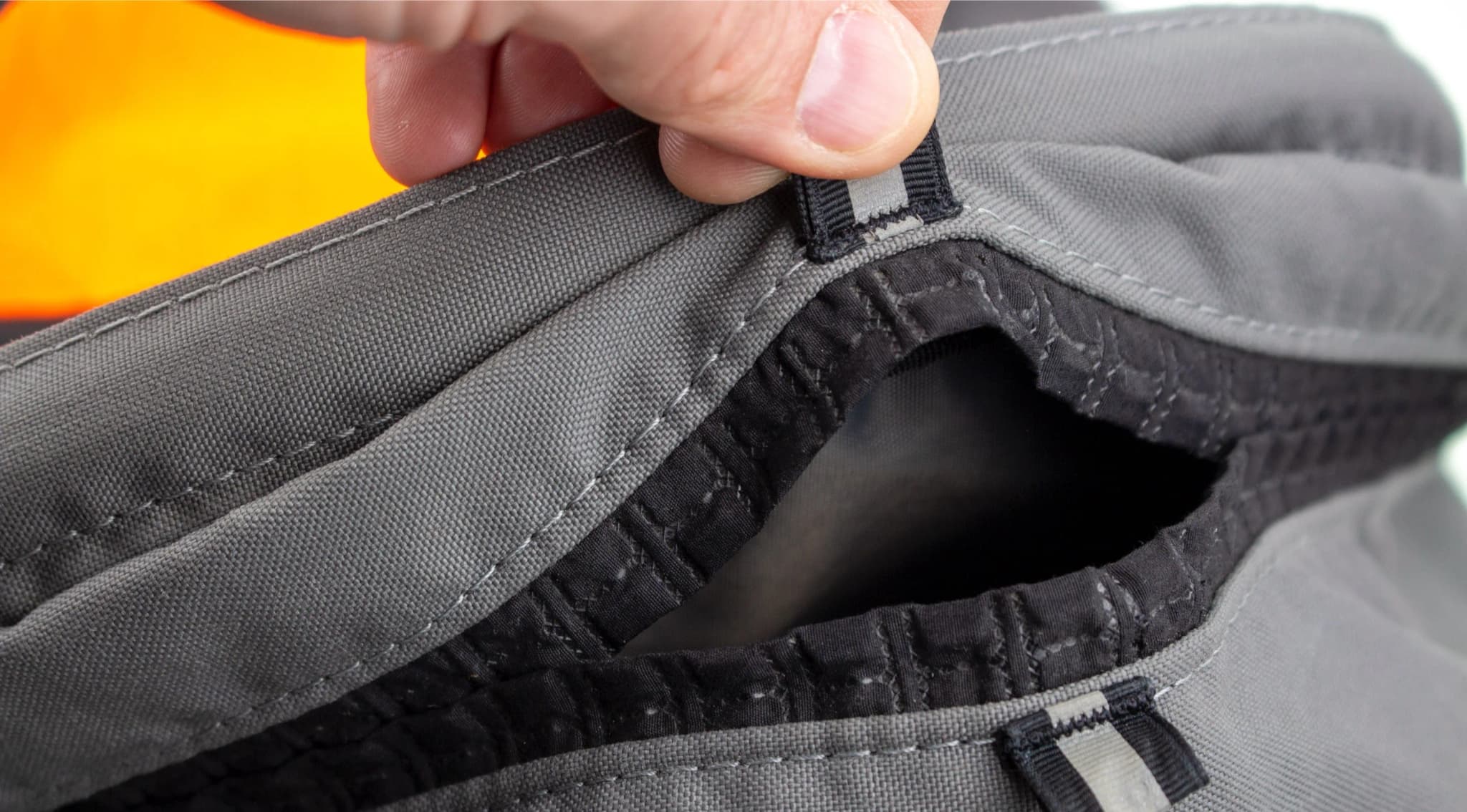 Validation d’une fermeture Systemmag sur une poche textile technique
